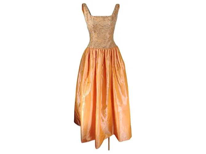 Escada Vestidos Naranja 