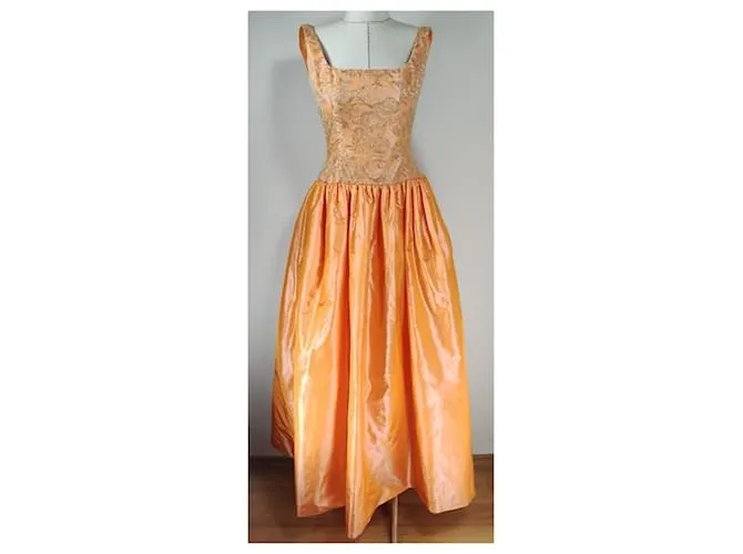 Escada Vestidos Naranja 