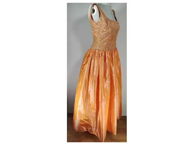 Escada Vestidos Naranja 