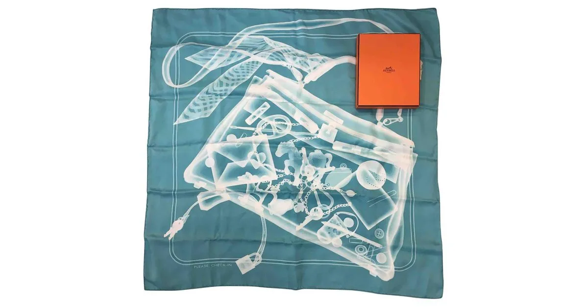 Hermès 70 Azul 